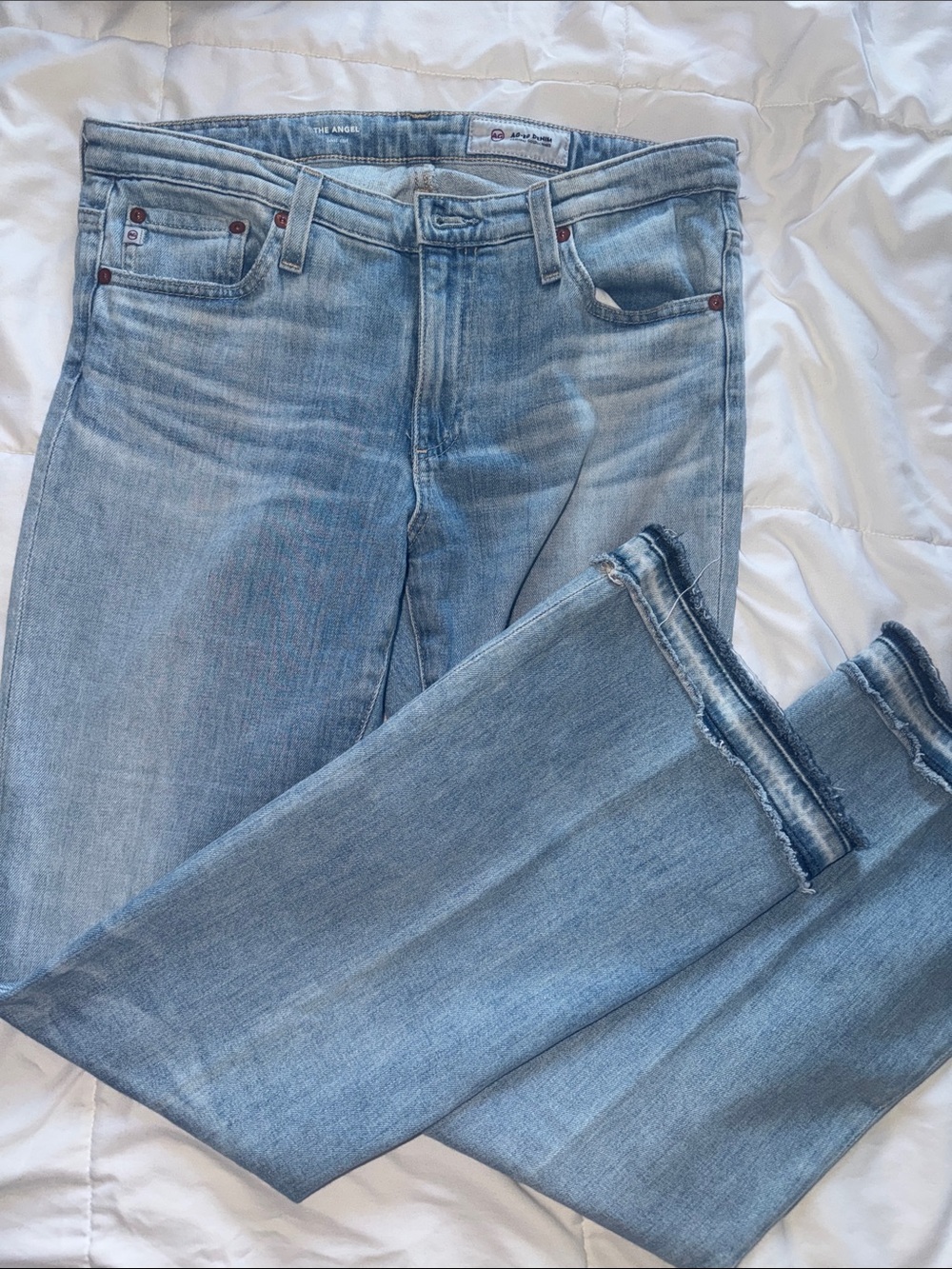 AG Adriano Goldschmied Light Wash Bootcut Jeans